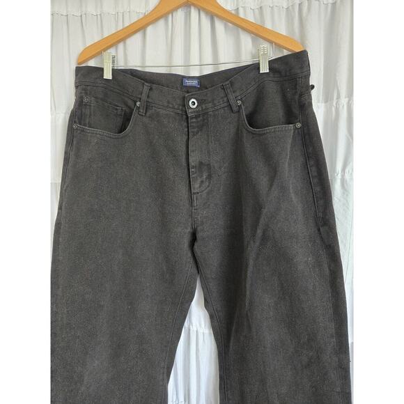 Sean John Mens Y2k 38x32 Black Original Garvey Dark Wash Denim Jeans Loose Baggy - Picture 2 of 11